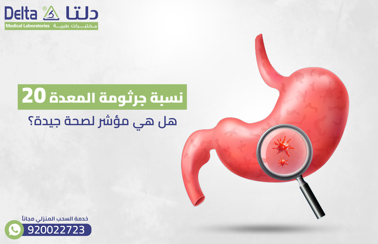 نسبة جرثومة المعدة 20: هل هي مؤشر لصحة جيدة؟