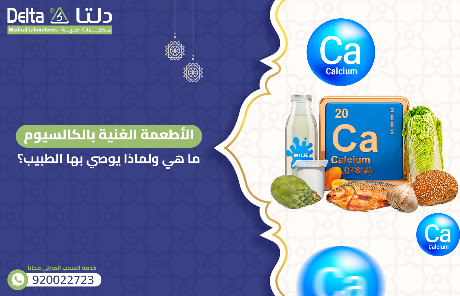 الأطعمة الغنية بالكالسيوم